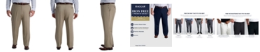 Haggar Men's Big & Tall Iron Free Premium Khaki Classic-Fit Flat Front Pant